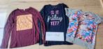 Set 3 Tshirts maat 140- 146, Kinderen en Baby's, Kinderkleding | Maat 140, Ophalen of Verzenden, Gebruikt, Meisje, Shirt of Longsleeve
