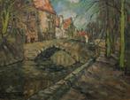 Leo Vandersmissen (1900-1966): Brugs Stadszicht (O/D, 77x61), Ophalen of Verzenden