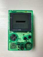 Gameboy pocket clear green (ips scherm), Games en Spelcomputers, Games | Nintendo Game Boy, Ophalen of Verzenden, Refurbished
