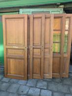 Binnendeuren Massief Eik incl. sloten, scharnieren en klinke, Doe-het-zelf en Bouw, Ophalen, Minder dan 80 cm, Binnendeur, Zo goed als nieuw