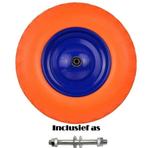 kruiwagenwiel antilek (as 16mm), Verzenden