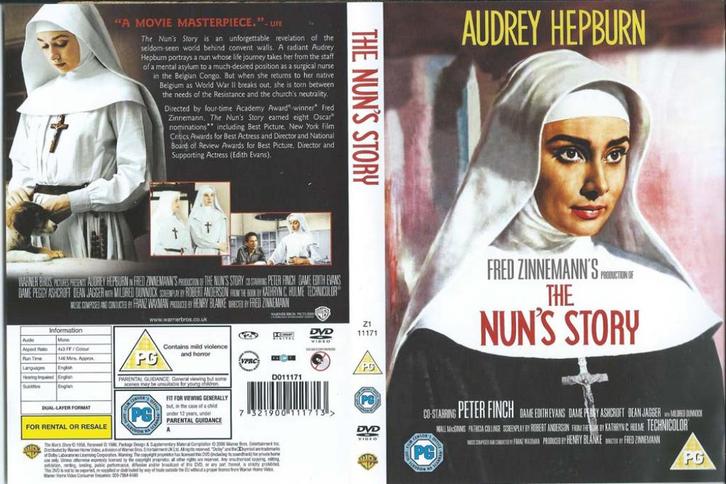 The Nun’s Story 1959 DVD met Audrey Hepburn,, Cd's en Dvd's, Dvd's | Klassiekers, Ophalen of Verzenden
