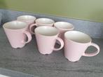 Lot 6 tasses mug rose, Maison & Meubles, Cuisine | Vaisselle, Comme neuf, Tasse(s) et/ou soucoupe(s), Enlèvement ou Envoi