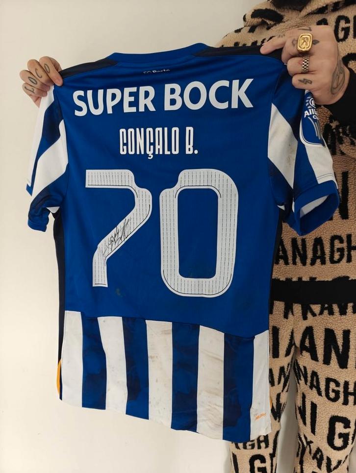 FC Porto matchworn shirt Borges met certificaat, Verzamelen, Sportartikelen en Voetbal, Zo goed als nieuw, Shirt, Ophalen of Verzenden