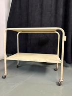 Vintage medisch rolwagentje metaal, Ophalen, Gebruikt