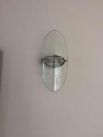 5 design wandlampen Doorzichtig glas l 30 cm br 14 cm, wit g, Ophalen of Verzenden, Nieuw, Glas, Modern