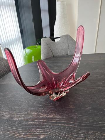 mooie val ST Lambert Kristal Murano Schaal in perfecte staat beschikbaar voor biedingen