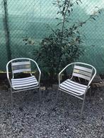 Vintage aluminium tuinstoelen van Coca cola, Tuin en Terras, Ophalen of Verzenden, Zo goed als nieuw
