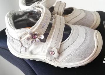 Schoentjes in leer maat 20 merk One step, Kinderen en Baby's, Ophalen, Meisje, Gebruikt, Schoentjes