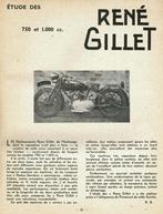 René GILLET 1000 - 750 - 200 - 175 - 125 - 100cc en Français, Motos