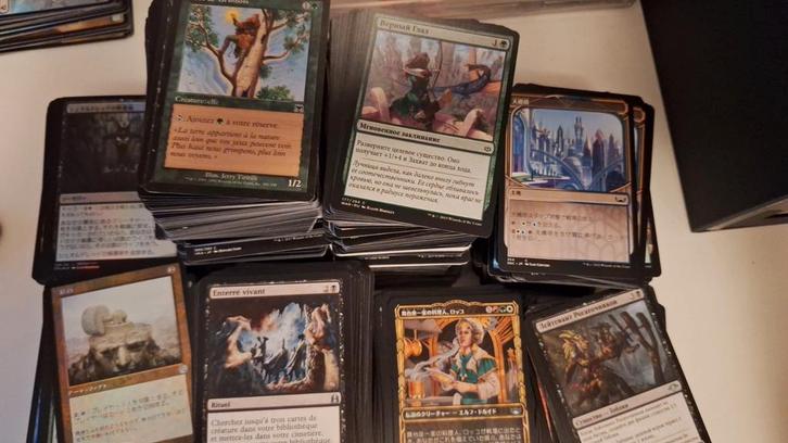 Mtg - lot van +1700 kaarten magic the gathering, Hobby en Vrije tijd, Verzamelkaartspellen | Magic the Gathering, Zo goed als nieuw