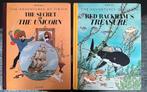 2 albums grand format Tintin Hergé, Gelezen, Meerdere stripboeken, Ophalen, Hergé
