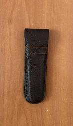 Couteau de poche élégant avec tire-bouchon + étui en cuir, Enlèvement, Comme neuf