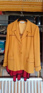 Okergele  linnen  zomerblazer, Enlèvement, Taille 42/44 (L)
