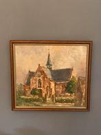 Vlassenbroek kerkje schilderij, Antiek en Kunst, Ophalen of Verzenden