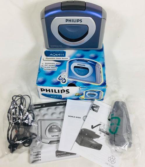 Lecteur cassette Walkman Philips AQ6411 COMME NEUF, TV, Hi-fi & Vidéo, Walkman, Discman & Lecteurs de MiniDisc, Walkman ou Baladeur