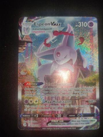 Espeon vmax Fusion Strike alt art beschikbaar voor biedingen