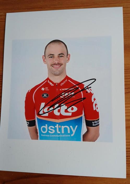 Gesigneerde foto van Victor Campenaerts., Sport en Fitness, Wielrennen, Nieuw, Verzenden