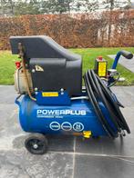 Compressor Powerplus 1500w, Ophalen, 6 tot 10 bar, Zo goed als nieuw, 25 tot 100 liter