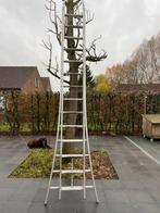 Aluminium ladder in 2 delen 7,5m, Doe-het-zelf en Bouw, Ladders en Trappen, Ophalen, Gebruikt, Ladder