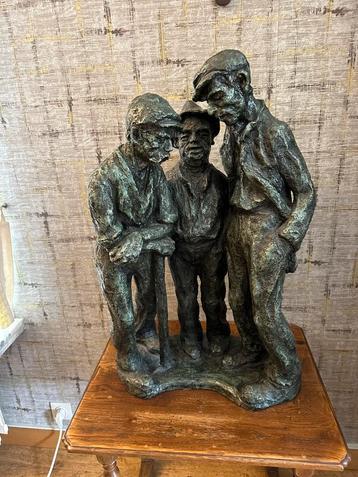 E.H. Camiel Bleusé –Drie beelden van het volkse leven ca1950 beschikbaar voor biedingen