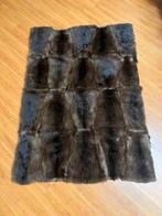 Tapis vintage en fourrure douce marron 170/120, Maison & Meubles, Enlèvement ou Envoi, Utilisé