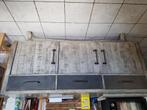 Meuble cuisine-living, Huis en Inrichting, Kasten | Buffetkasten, Ophalen, Gebruikt, 150 tot 200 cm, Metaal