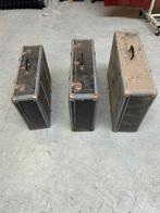 3 delige vintage valiezen, Ophalen, Gebruikt, Overige materialen