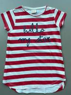 T-shirt wit/rood gestreept Zara 128, Kinderen en Baby's, Kinderkleding | Maat 128, Zara Girls, Meisje, Zo goed als nieuw, Shirt of Longsleeve