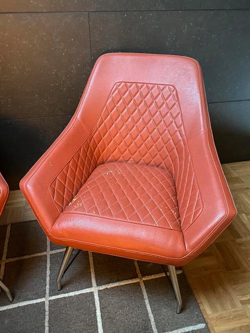 RUILEN VOOR EEN KRATJE BIER - 2 Xooon design stoelen, Huis en Inrichting, Stoelen, Gebruikt, Twee, Overige kleuren, Ophalen