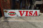Originele emaille plaat van Visa 1961, Verzamelen, Ophalen, Gebruikt, Reclamebord