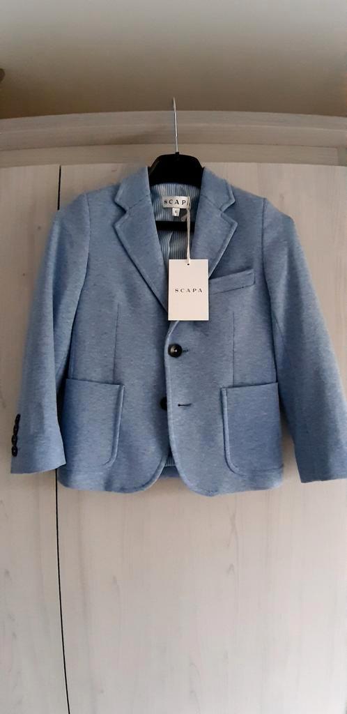 Communie - Lichtblauwe blazer - SCAPA 6jaar, Enfants & Bébés, Vêtements enfant | Taille 116, Neuf, Garçon, Manteau, Enlèvement