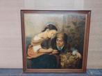 Prachtig schilderij "The Little Fruitseller" van Bartolomé, Antiek en Kunst, Ophalen of Verzenden