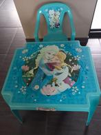 Kindertafel en stoel frozen, Kinderen en Baby's, Kinderkamer | Tafels en Stoelen, Ophalen, Gebruikt, Tafel(s) en Stoel(en)