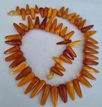 Vintage natuurlijke Baltische amber""Egg yolk/Honey 1960-70, Bijoux, Sacs & Beauté, Bijoux anciens, Envoi, Cuivre, Collier