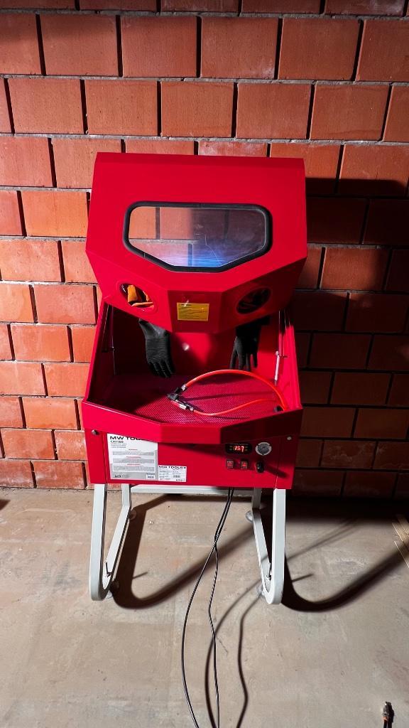 Zandstraal/reinigingscabine., Doe-het-zelf en Bouw, Reinigingsmachines, Zo goed als nieuw, Ophalen