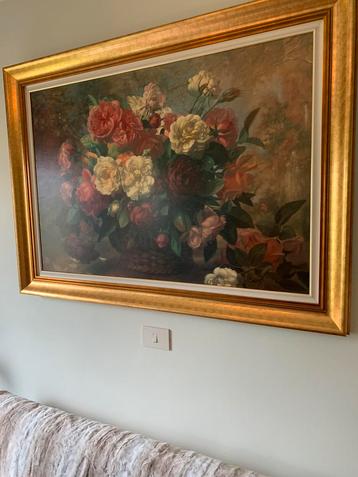 Kader met bloemenmotief beschikbaar voor biedingen