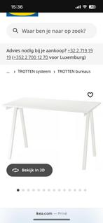 Bureau en ladeblock Trotten IKEA, Huis en Inrichting, Tafels | Sidetables, Ophalen, Zo goed als nieuw