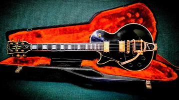 GIBSON LES PAUL CUSTOM Black Beauty, 1981 linkshandig bigsby beschikbaar voor biedingen