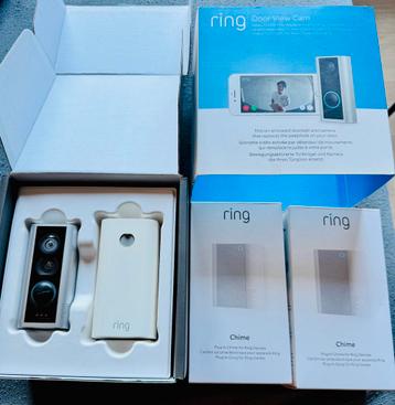 Ring Door View Cam + 2 chimes beschikbaar voor biedingen