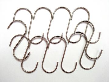 Lot de 10 crochets en S en métal 75 mm beschikbaar voor biedingen