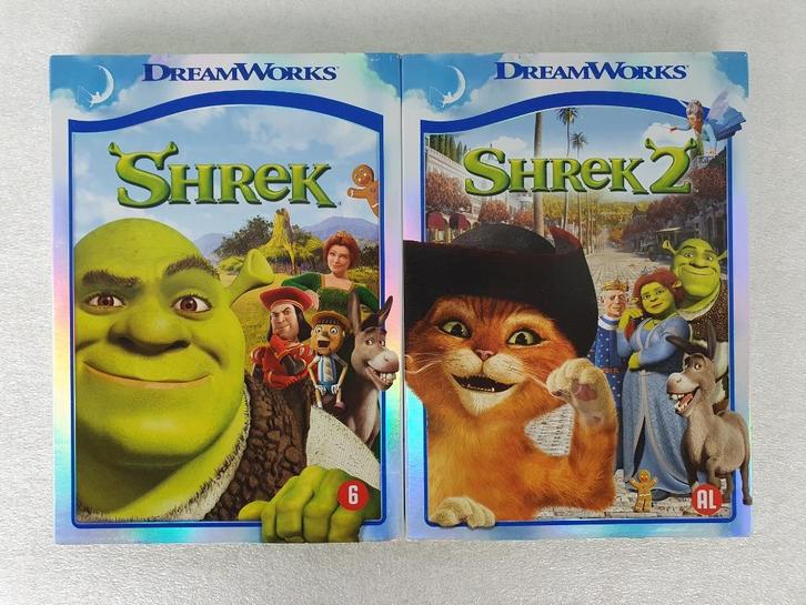 Dreamworks: DVD Shrek 1 + 2, Cd's en Dvd's, Dvd's | Tekenfilms en Animatie, Gebruikt, Ophalen of Verzenden