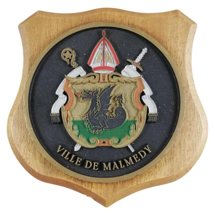 Wapenschild Mameldy, Verzamelen, Militaria | Algemeen, Overige soorten, Kunstobject, Ophalen of Verzenden