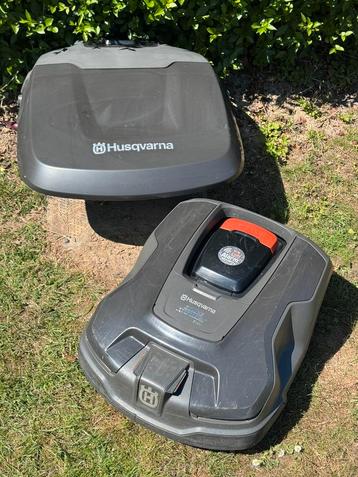 Robot Husqvarna Automower 315X avec garage, 20 à 25 cm, Utilisé, Husqvarna, Enlèvement