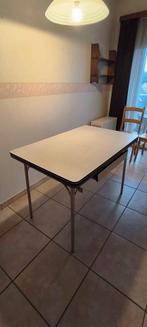 table de cuisine vintage, Maison & Meubles, Quatre personnes, Métal, 50 à 100 cm, Enlèvement