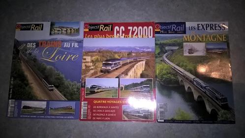 3 SNCF-tijdschriften „OBJECTIF RAILS”, Hobby en Vrije tijd, Modeltreinen | H0, Zo goed als nieuw, Boek, Tijdschrift of Catalogus