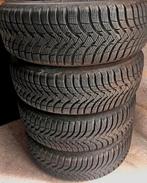 4 Michelin M+S banden met stalen velgen Maat 215 60 R16 99H, Ophalen, 215 mm, 16 inch, Banden en Velgen