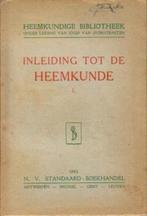 (g6) Inleiding tot de heemkunde, 1943, Boeken, Verzenden, Gelezen