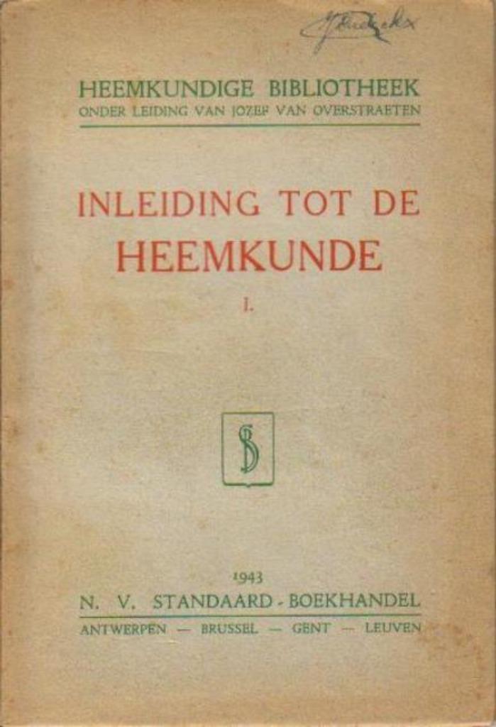 (g6) Inleiding tot de heemkunde, 1943, Boeken, Geschiedenis | Stad en Regio, Gelezen, Verzenden
