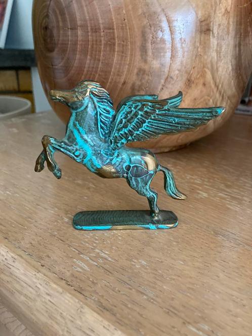 Pegasus, het gevleugelde paard uit de Griekse mythologie., Antiek en Kunst, Antiek | Brons en Koper, Brons, Ophalen of Verzenden